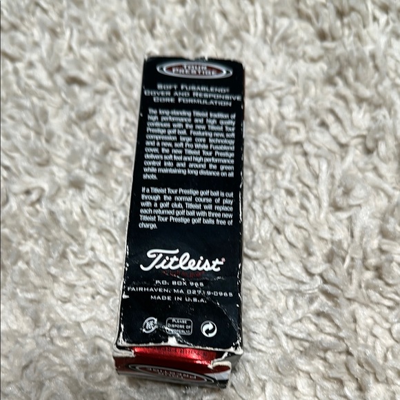 Titleist Tour Prestige White Golf Ball Set of 3 - Picture 3 of 4